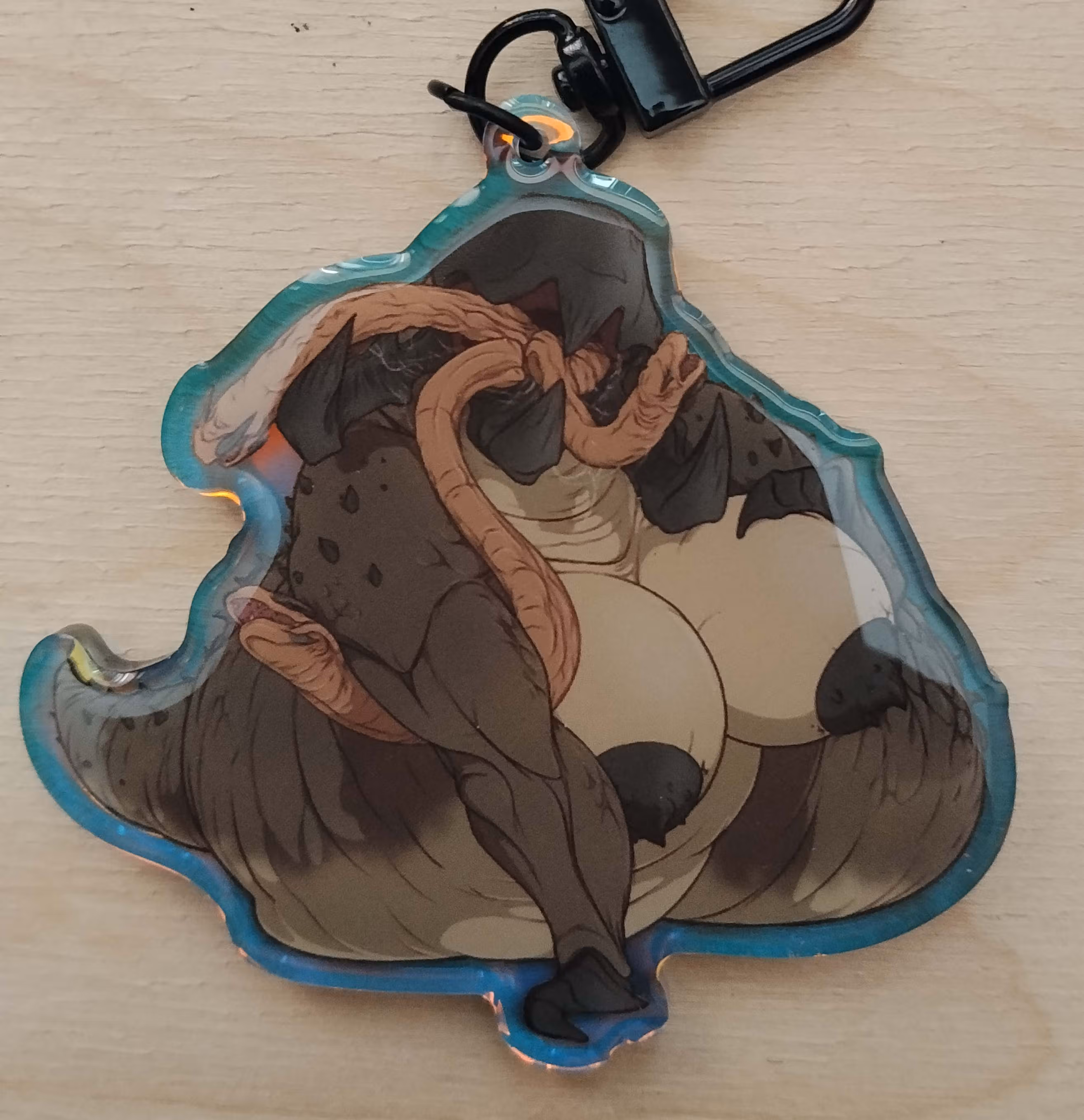 Llavero Graboid NSFW Furry Girl | Tremors Llavero acrílico NSFW Graboid keychain,furry keychain,Tremors keychain,nsfw keychain