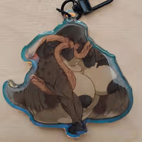 Llavero Graboid NSFW Furry Girl | Tremors Llavero acrílico NSFW Graboid keychain,furry keychain,Tremors keychain,nsfw keychain