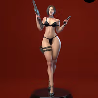 Ada Wang Statue | Resident Evil Fan Art by E.S Monster SFW,NSFW 3d printed statue,3d printed,nsfw statue,3d printed figure,Ada Wang Statue,Resident Evil Statue