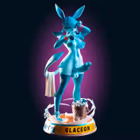 Figura Glaceon Eevee | Pokemon Fanart autorstwa Officer Rhu SFW,NSFW,Futa 3d printed statue,3d printed,nsfw statue,futa statue,Glaceon Statue,pokemon statue,futa figurines,futanari figurines,futanari statue,furry statue