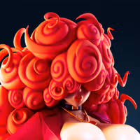 Sara Bellum Ultra Thicc Statue | Powerpuff Girls Fan Art by Officer Rhu SFW,NSFW,Futa 3d printed,Sara Bellum statue,futa statue,Powerpuff Girls statue,furry statue,nsfw statue,futa figurines,futanari figurines,futanari statue