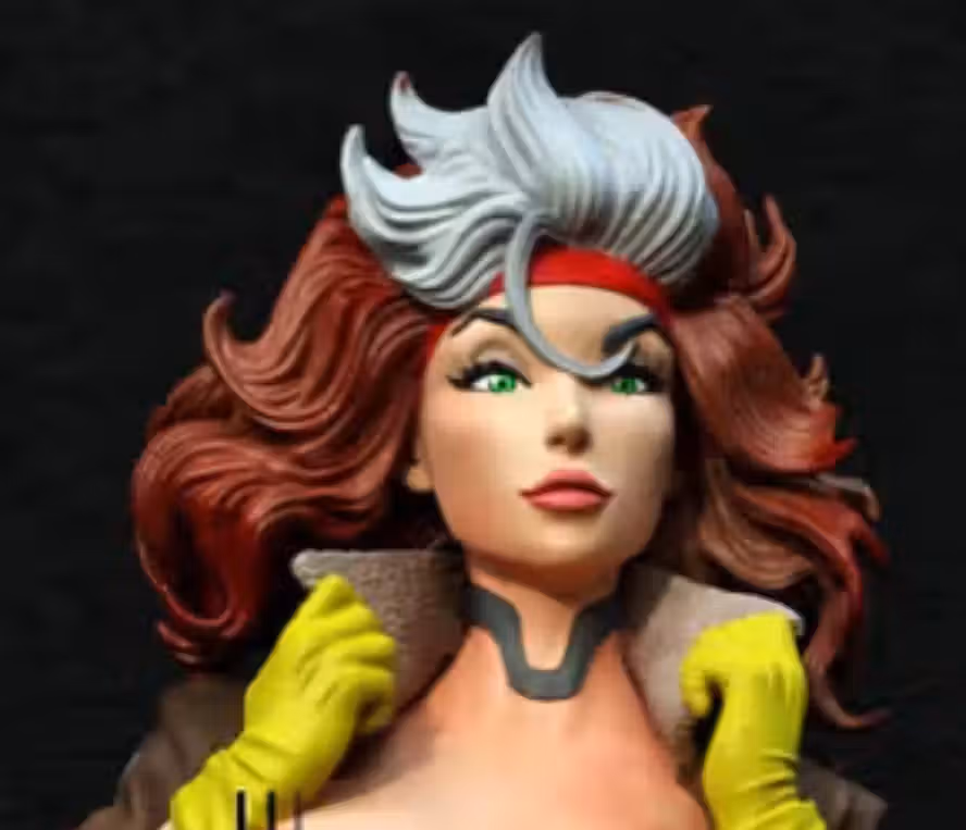 Rouge Statue | X-Men Fan Art by Exclusive3dprints SFW,NSFW 3d printed statue,3d printed,nsfw statue,3d printed figure,Rouge statue,X-Men statue