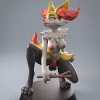 Braixen Furry Statue | Pokémon Fanart von Anyonensfw SFW,NSFW,Futa 3d printed statue,3d printed,nsfw statue,3d printed figure,Pokemon statue,Braixen Statue,furry statue,futa statue,futa figurines,futanari figurines,futanari statue
