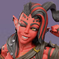 Karlach Statue | Baldur's Gate 3 Fanart von Jigglystix SFW,NSFW,Futa 3d printed statue,3d printed,nsfw statue,3d printed figure,futa statue,Karlach Statue,Baldur's Gate Statue,futa figurines,futanari figurines,futanari statue
