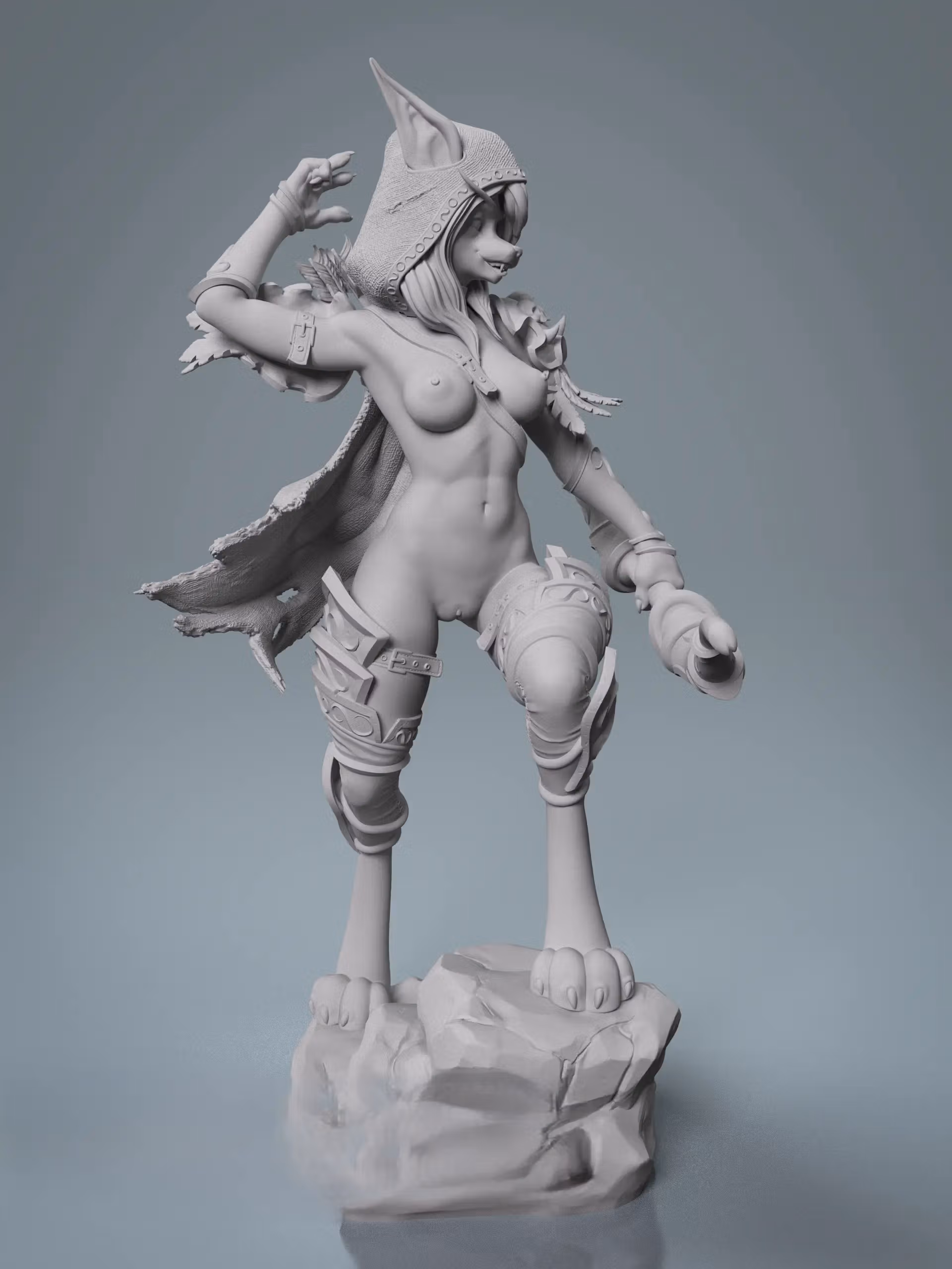 Sylvanas Windrunner Furry Statue | World of Warcraft Fan Art by Anyonensfw SFW,NSFW,Futa 3d printed,3d printed statue,nsfw statue,futa statue,furry statue,Sylvanas Windrunner Statue,World of Warcraft Statue,futa figurines,futanari figurines,futanari statue