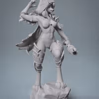 Sylvanas Windrunner Furry Statue | World of Warcraft Fan Art by Anyonensfw SFW,NSFW,Futa 3d printed,3d printed statue,nsfw statue,futa statue,furry statue,Sylvanas Windrunner Statue,World of Warcraft Statue,futa figurines,futanari figurines,futanari statue