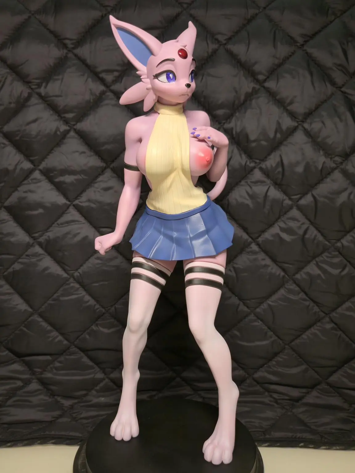 Figura Sweater Espeon Furry | Pokemon Fanart autorstwa YLZX3 NSFW 3d printed,3d printed statue,Pokemon Statue ,Espeon statue,nsfw statue,furry statue