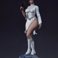 Statua Leia | Star Wars Fan art di Shadaloo SFW,NSFW 3d printed statue,3d printed,nsfw statue,Leia statue,Star Wars statue