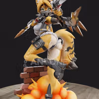 Pulchra Furry Statue | Zenless Zone Zero Fan Art by Anyonensfw SFW,NSFW,Futa 3d printed statue,3d printed,nsfw statue,3d printed figure,Pulchra Statue,furry statue,Zenless Zone Zero Statue,futa statue,futa figurines,futanari statue,futanari figurines