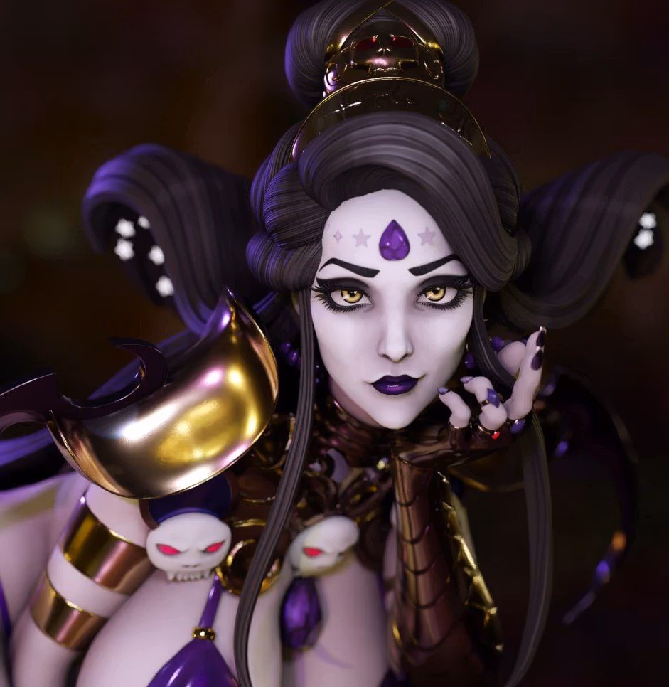 Nyx Statue | Hades Fan Art by Momoji3d SFW,NSFW 3d printed,3d printed statue,nsfw statue,Nyx statue,Hades statue