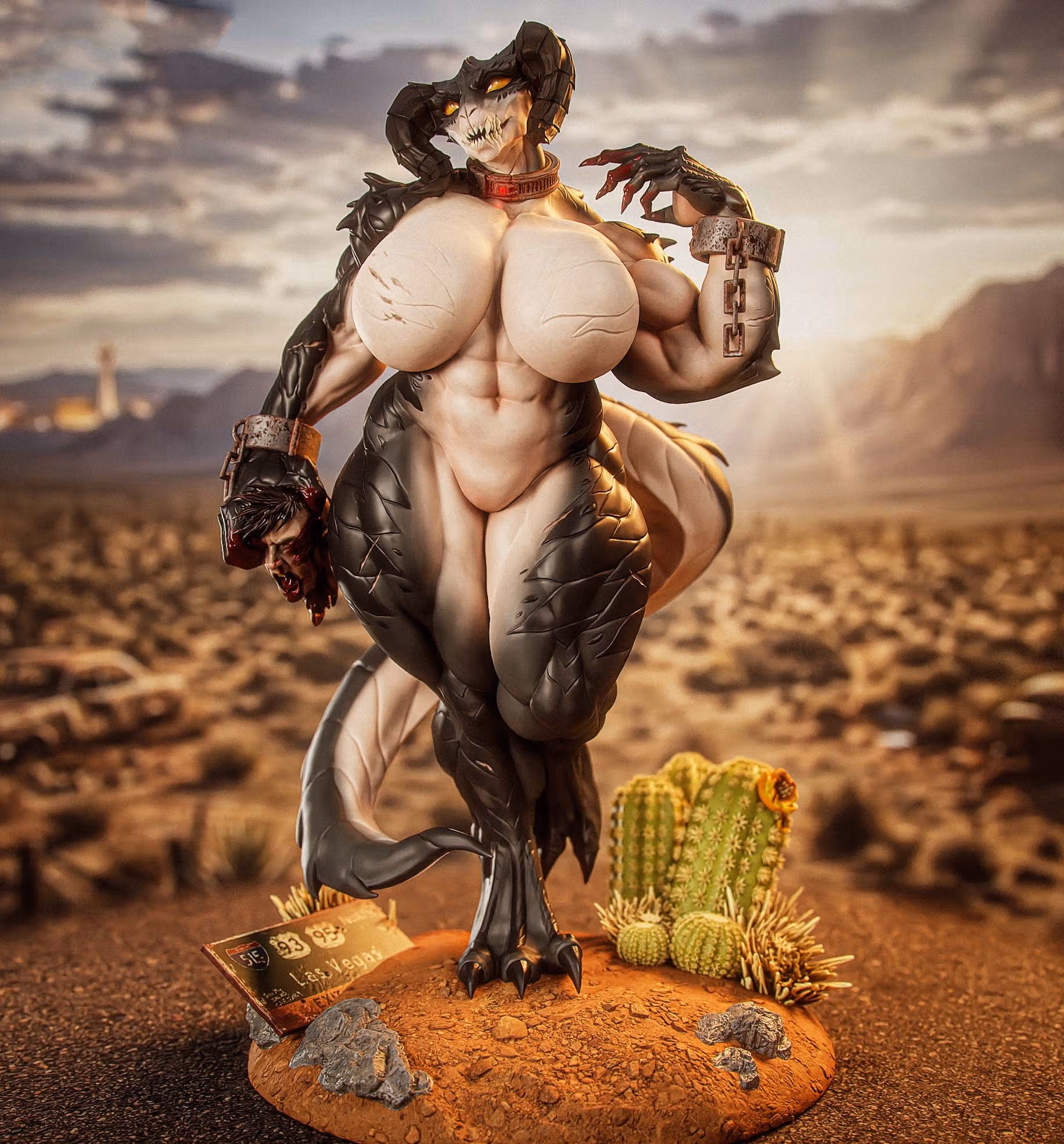 Statua Deathclaw Furry | Fallout Fan art di Gatsu SFW,NSFW,Futa 3d printed statue,3d printed,nsfw statue,futa statue,Deathclaw Statue,Fallout statue,futa figurines,futanari figurines,futanari statue,furry statue
