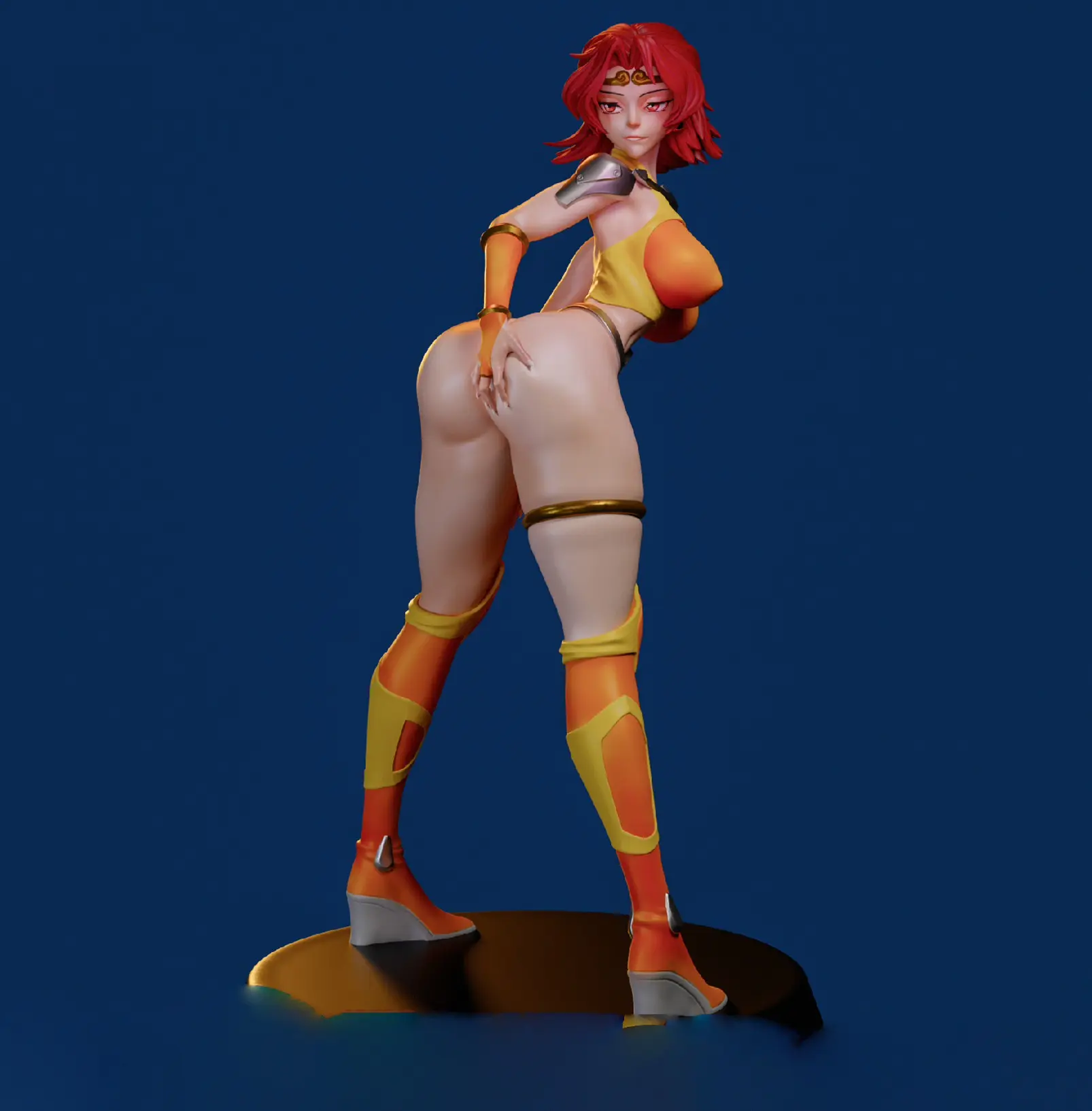 Karin Statue | Mahou Kaiju Fanart von Freyas Fantasys NSFW,Futa 3d printed statue,3d printed,3d printed figure,Mahou Kaiju Statue,Angel Blade Statue,Karin Statue,nsfw statue,futa figurines,futanari figurines,futanari statue,futa statue