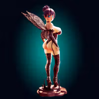 Tinker Bell Goth Girl Statue | Peter Pan Fan Art by Officer Rhu SFW,NSFW,Futa 3d printed,Tinker Bell statue,futa statue,Peter Pan statue,furry statue,nsfw statue,futa figurines,futanari figurines,futanari statue