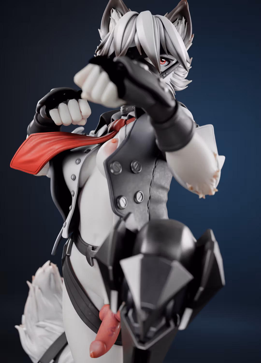 Von Lycaon Furry Statue | Zenless Zone Zero Fan Art by Anyonensfw SFW,NSFW,Futa 3d printed statue,3d printed,nsfw statue,3d printed figure,Von Lycaon statue,Zenless Zone Zero statue,furry statue,futa statue,futa figurines,futanari figurines,futanari statue