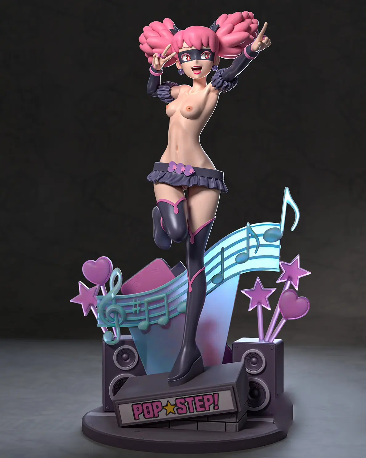 Kazuho Haneyama Statue | My Hero Academia Fan Art by Azerama SFW,NSFW 3d printed,3d printed statue,nsfw statue,Kazuho Haneyama Statue,My Hero Academia statue