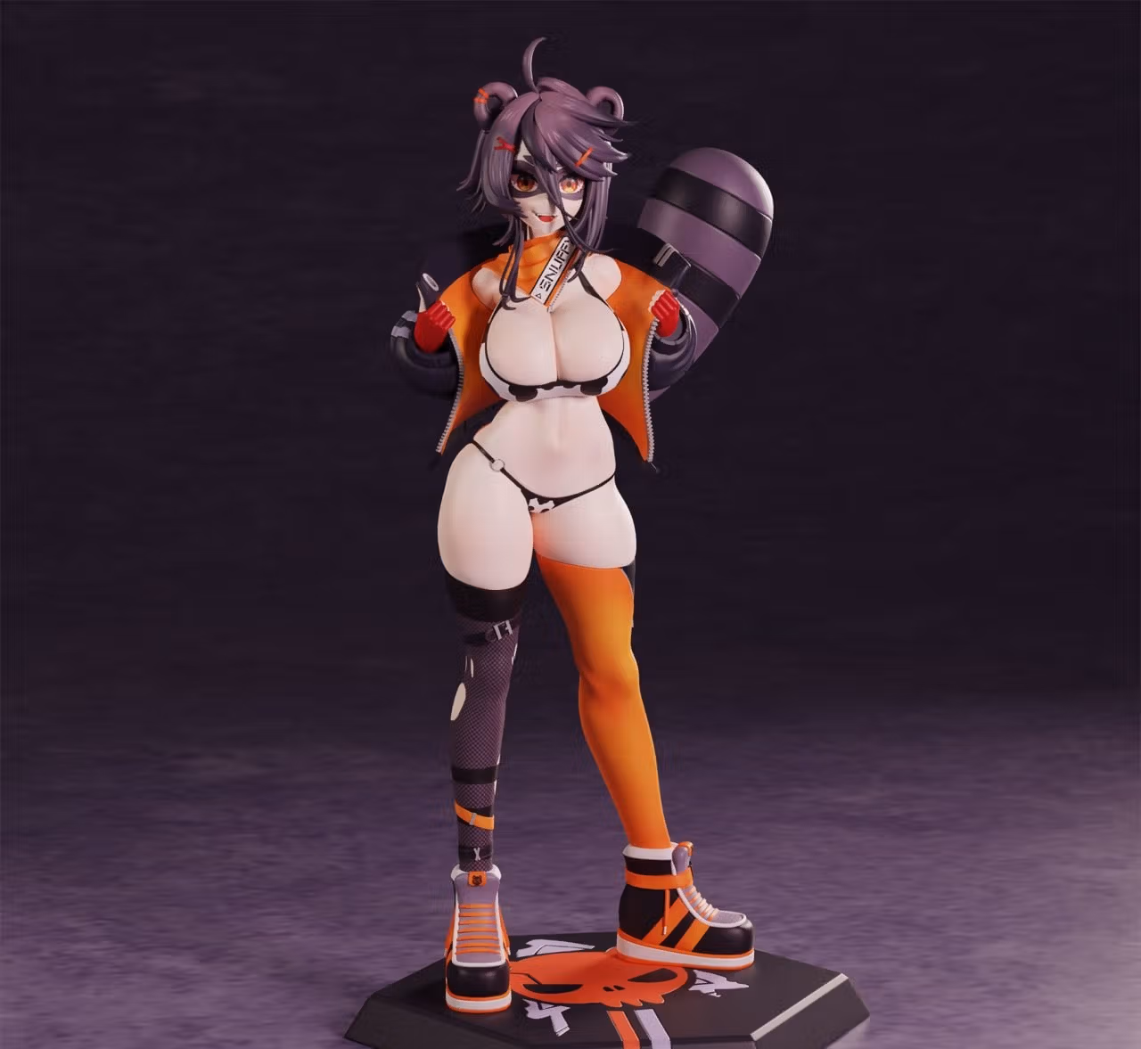 Snuffy Statue | Original Fanart von PolyBitsArt SFW,NSFW 3d printed statue,3d printed,Snuffy,nsfw statue,3d printed figure