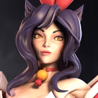 Ahri Bunny Statue | League of Legends Fan Art by Azerama SFW,NSFW 3d printed,3d printed statue,nsfw statue,Ahri Bunny statue,league of legends statue