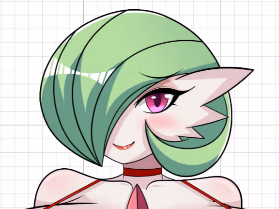 Gardevoir Big Boobs Sticker | Pokemon Vinyl Sticker SFW,NSFW,Futa Gardevoir sticker,Pokemon sticker,stickers,sfw sticker,nsfw sticker,futanari sticker,futa sticker