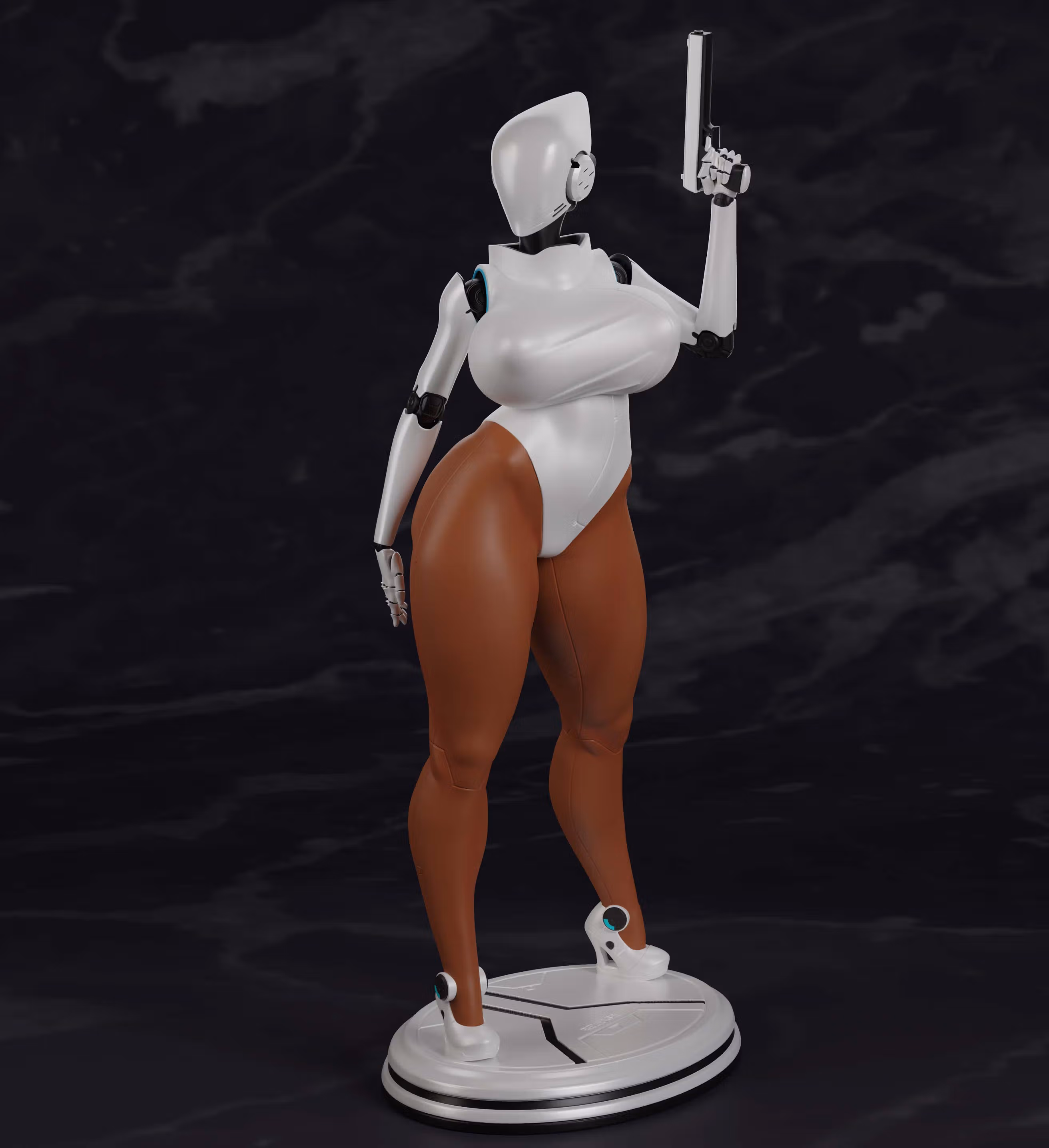 Haydee Statue | Haydee Fan Art by PolyBitsArt SFW,NSFW 3d printed statue,3d printed,3d printed figure,Haydee Statue,nsfw statue