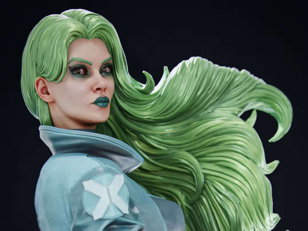 Polaris Hellfire Gala Statue | Marvel Fan Art by Abe3D SFW 3d printed statue,sfw statue,Polaris Hellfire Gala Statue,3d printed figure,3d printed,marvel statue