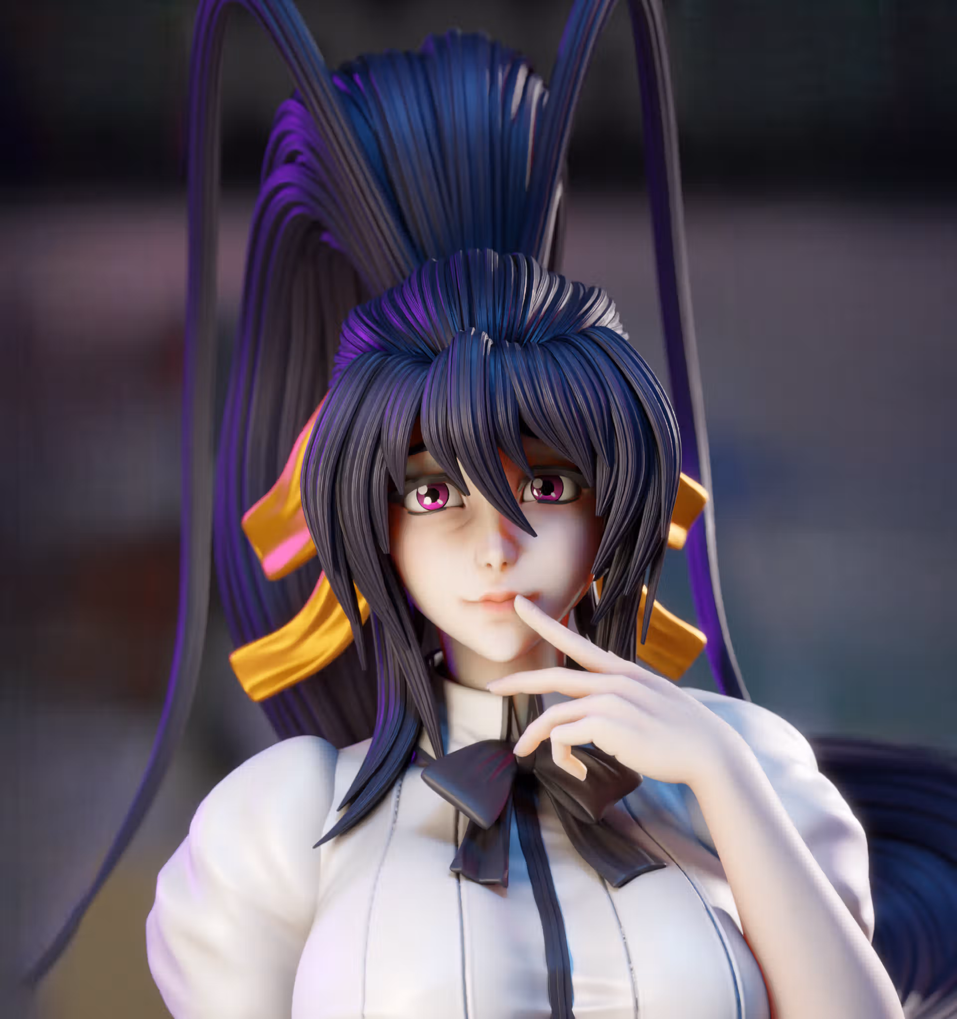 Akeno Himejima Statue | High School DxD Fan Art by 3Dmoonn SFW,NSFW 3d printed,3d printed statue,Akeno Himejima Statue,High School DxD statue,nsfw statue