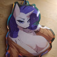 Princess Luna Furry Keychain | My Little Pony Acrylic Keychain SFW My Little Pony,Princess Luna Keychain,furry keychain,sfw keychain