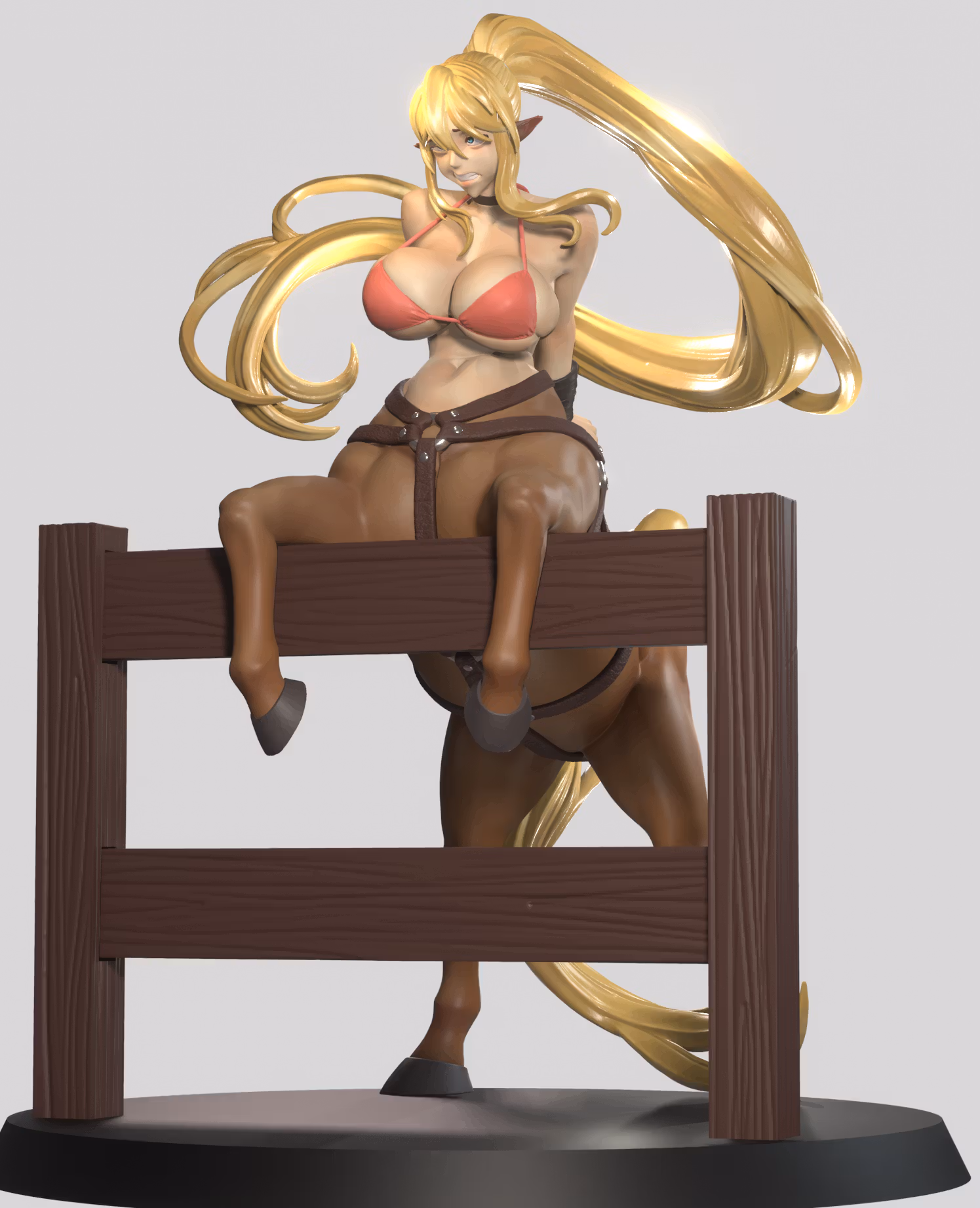 Centorea Statue | Monster Musume Fan Art by Freyas Fantasys SFW,NSFW,Futa 3d printed statue,3d printed,nsfw statue,futa statue,Centorea Statue,Monster Musume Statue,furry statue,futa figurines,futanari figurines,futanari statue