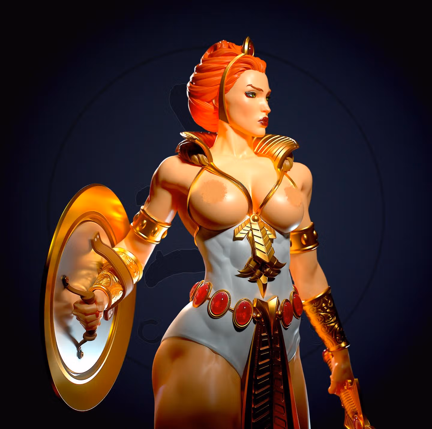 Teela Statue | Masters of the Universe Fanart von Yan-H SFW,NSFW 3d printed,3d printed statue,nsfw statue,3d printed figure,Teela Statue,Masters of the Universe Statue