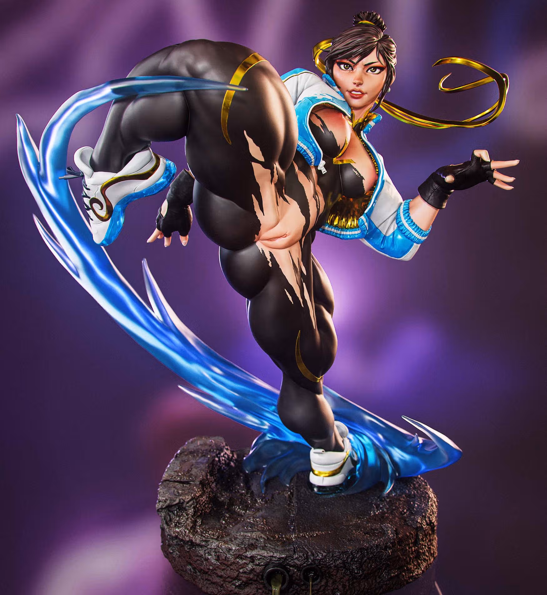 Chun-Li Statue | Street Fight Fan Art by Gatsu SFW,NSFW,Futa 3d printed statue,3d printed,nsfw statue,futa statue,Street Fight Statue,Chun-Li Statue,futa figurines,futanari figurines,futanari statue