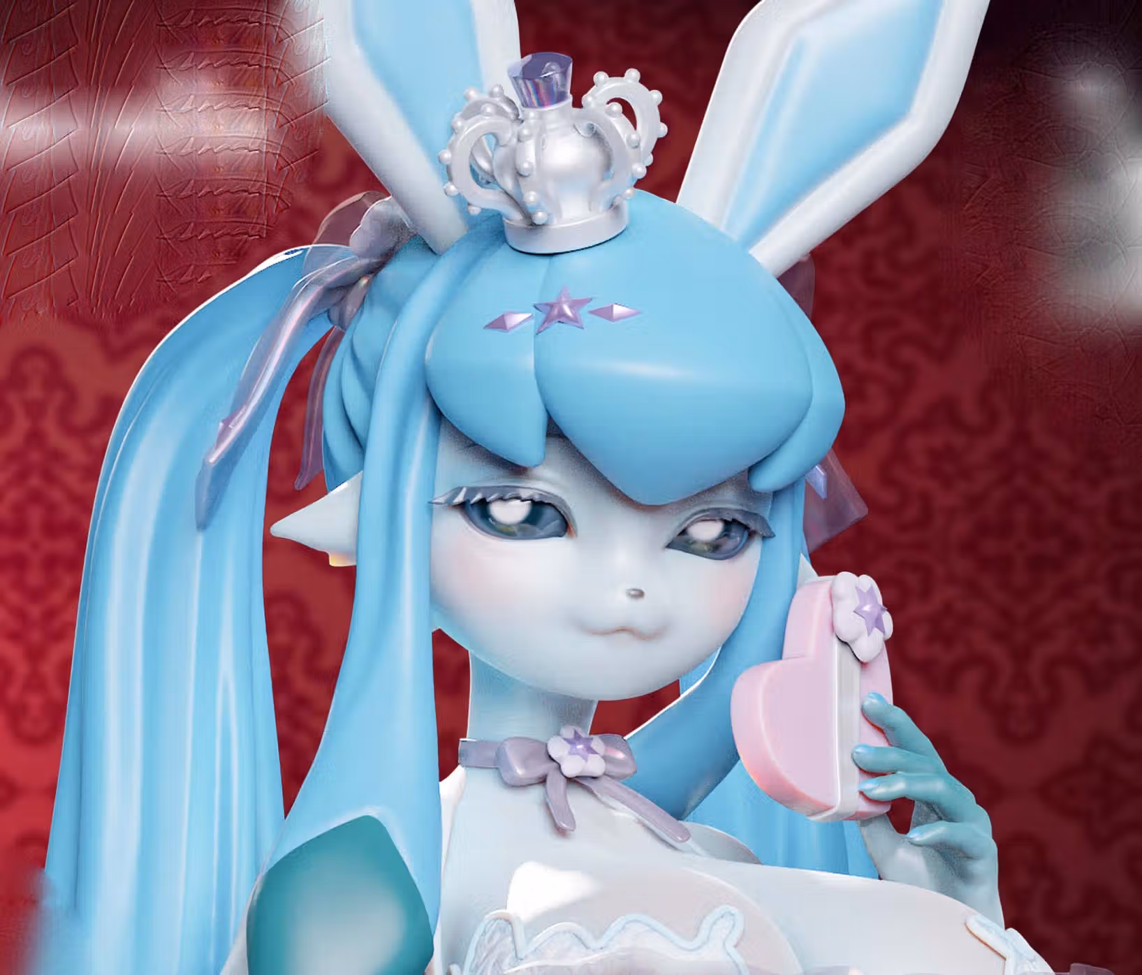 Glaceon Eevee Furry Statue | Pokemon Fan Art by Onagaba SFW,NSFW,Futa 3d printed statue,3d printed,3d printed figure,Glaceon Statue,Pokémon Statue,futa statue,futa figurines,futanari figurines,futanari statue,nsfw statue,furry statue