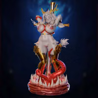 Sybil Furry Statue | Pseudoregalia Fanart von Onagaba SFW,NSFW,Futa 3d printed statue,3d printed,3d printed figure,Sybil Statue,Pseudoregalia Statue,futa statue,futa figurines,futanari figurines,futanari statue,nsfw statue,furry statue