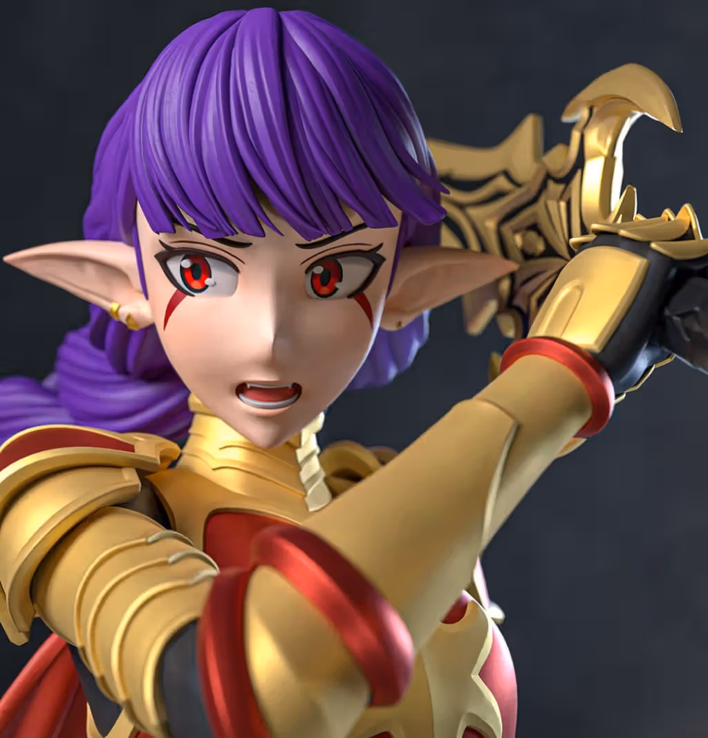 Esil Radiru Statue | Solo Leveling Fan Art by Azerama SFW,NSFW 3d printed,3d printed statue,nsfw statue,Esil Radiru statue,Solo Leveling statue