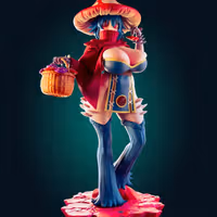 Statue Red Mushroom Girl Furry | Monster Girl Fan art par Officer Rhu SFW,NSFW,Futa 3d printed statue,3d printed,3d printed figure,Red Mushroom Girl Statue,Monster Girl Statue,nsfw statue,furry statue,futanari figurines,futanari statue,futa figurines,futa statue