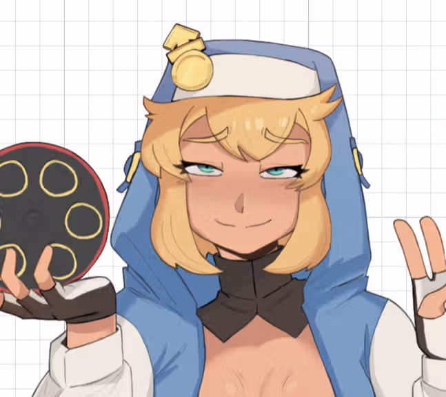 Bridget Bikini Sticker | Guilty Gear Vinyl Sticker SFW stickers,Guilty Gear sticker,Bridget sticker,sfw sticker
