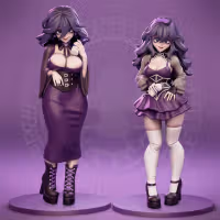 Statue Hex Maniac | Pokemon Fan art par Jigglystix SFW,NSFW,Futa 3d printed statue,3d printed,nsfw statue,3d printed figure,futa statue,Hex Maniac Statue,Pokémon Statue,futa figurines,futanari figurines,futanari statue