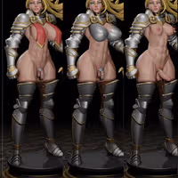 Statua Knight Girl | Fan art DnD di Digital Dark SFW,NSFW,Futa 3d printed statue,3d printed,nsfw statue,futa statue,futa figurines,futanari figurines,futanari statue,3d printed figure,Knight Girl Statue ,dnd statue