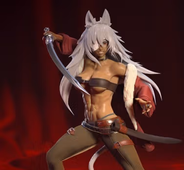 Estatua Ghislaine | Mushoku Tensei Fan art por Bulkamancer SFW 3d printed statue,3d printed,Ghislaine Statue,3d printed figure,Mushoku Tensei 