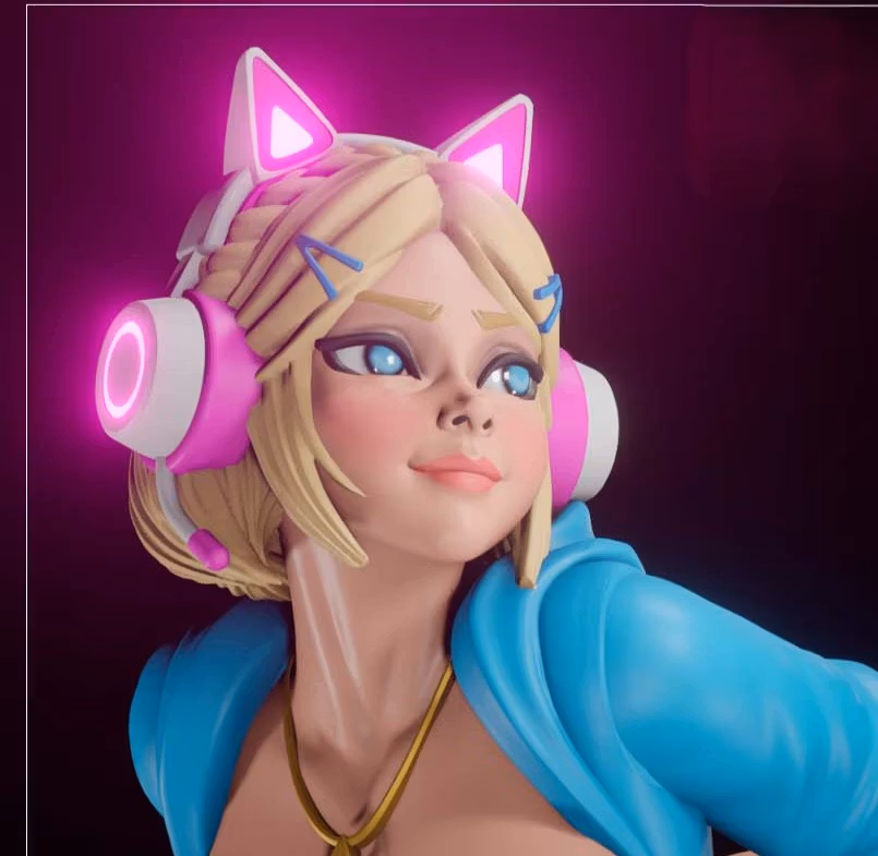 Naughty Zelda Statue | The Legend of Zelda Fan Art by Digital Dark SFW,NSFW,Futa 3d printed statue,3d printed,nsfw statue,futa statue,Naughty Zelda Statue,The Legend of Zelda,futa figurines,futanari figurines,futanari statue