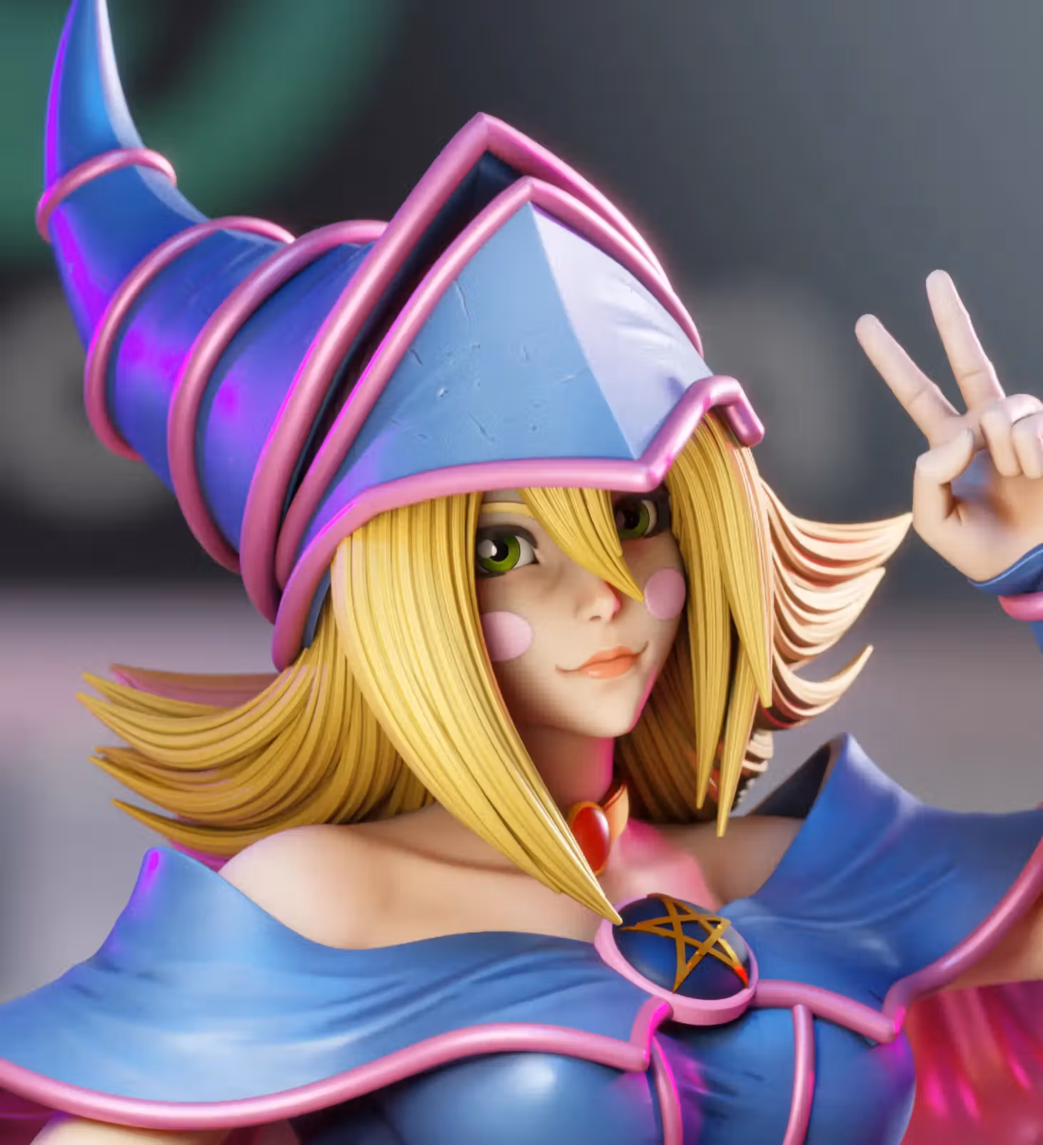 Dark Magician Girl Statue | Yu-Gi-Oh! Fan Art by 3Dmoonn SFW,NSFW 3d printed,3d printed statue,Dark Magician Girl Statue,Yu-Gi-Oh! statue,nsfw statue
