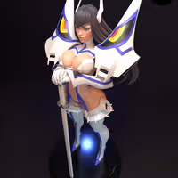 Satsuki Kiryuin Statue | Kill la Kill Fan Art by E.S Monster SFW,NSFW 3d printed statue,3d printed,nsfw statue,3d printed figure,Satsuki Kiryuin Statue,Kill la Kill Statue