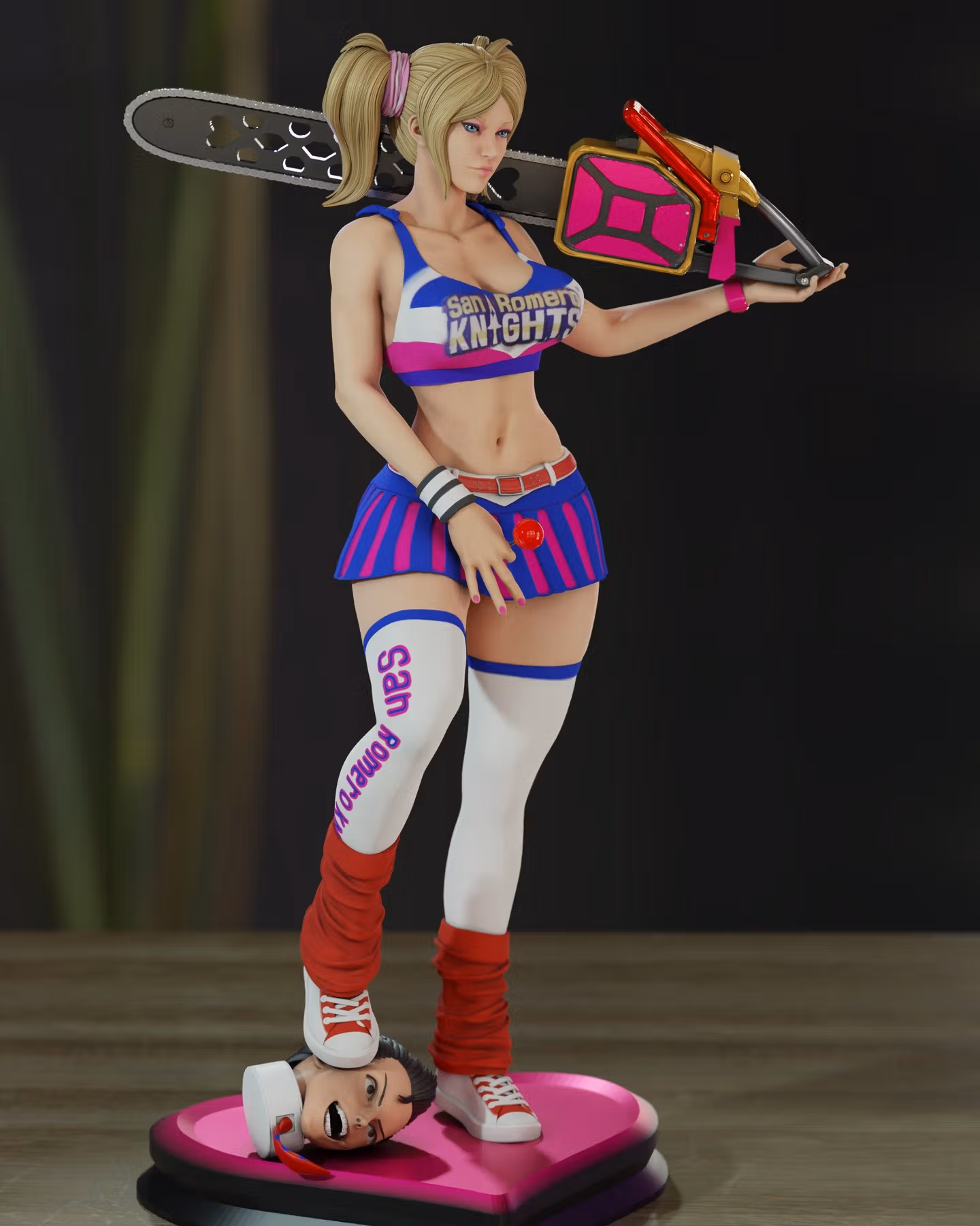 Statua Juliet Starling | Lollipop Chainsaw Fan art di Momoji3d SFW,NSFW 3d printed,3d printed statue,nsfw statue,Juliet Starling statue,Lollipop Chainsaw statue,3d printed figure