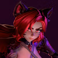 Statua Catgirl | Hell Vixens Fan art di Azaak3d SFW 3d printed statue,3d printed,sfw statue,Hell Vixens statue,Catgirl Statue