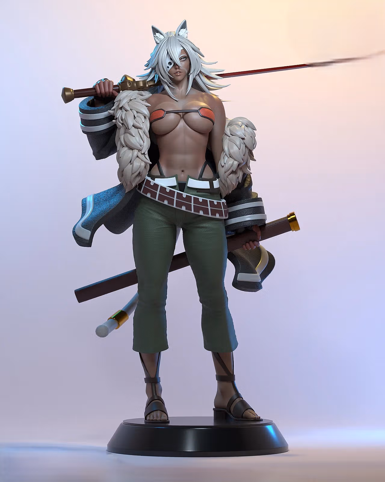 Ghislaine Dedoldia Statue | Mushoku Tensei Fan Art by E.S Monster SFW,NSFW 3d printed,3d printed statue,Mushoku Tensei Statue ,nsfw statue,Ghislaine Dedoldia statue 