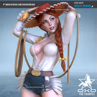 Estatua Jessie Waifu | Toy Story Fan art por OXO3D SFW,NSFW 3d printed,3d printed statue,nsfw statue,3d printed figure,Jessie Waifu statue,Toy Story statue