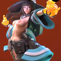 Oze Maki Statue | Fire Force Fan Art by E.S Monster SFW,NSFW 3d printed statue,3d printed,nsfw statue,3d printed figure,Oze Maki Statue,Fire Force statue