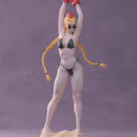 Cammy Bikini Statue | Street Fighter Fanart von Abe3D SFW,NSFW 3d printed statue,cammy bikini statue,street fighter statue,3d printed figure,3d printed,nsfw statue