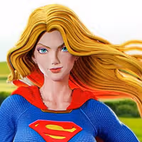 Supergirl Statue | DC Fan Art by PEACHFIGURE SFW,NSFW 3d printed statue,3d printed,nsfw statue,3d printed figure,Supergirl statue,DC statue