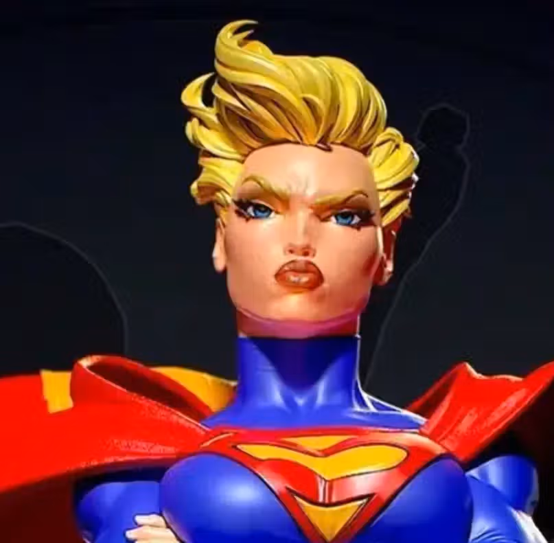 Elseworlds Supergirl Statue | DC Fan Art by Yan-H SFW,NSFW 3d printed statue,3d printed,nsfw statue,3d printed figure,Supergirl statue