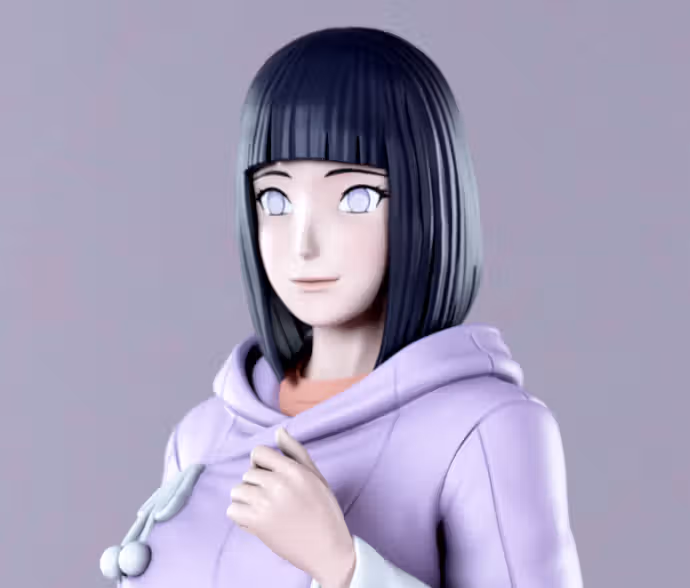 Hinata Statue | Naruto Fan Art by Zahen Studio SFW,NSFW 3d printed,3d printed statue,nsfw statue,Hinata statue,Naruto statue,3d printed figure