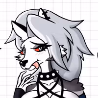 Loona v5 Sticker | Helluva Boss Vinyl Sticker SFW,NSFW furry sticker,Helluva Boss sticker,loona nsfw,loona sticker,stickers